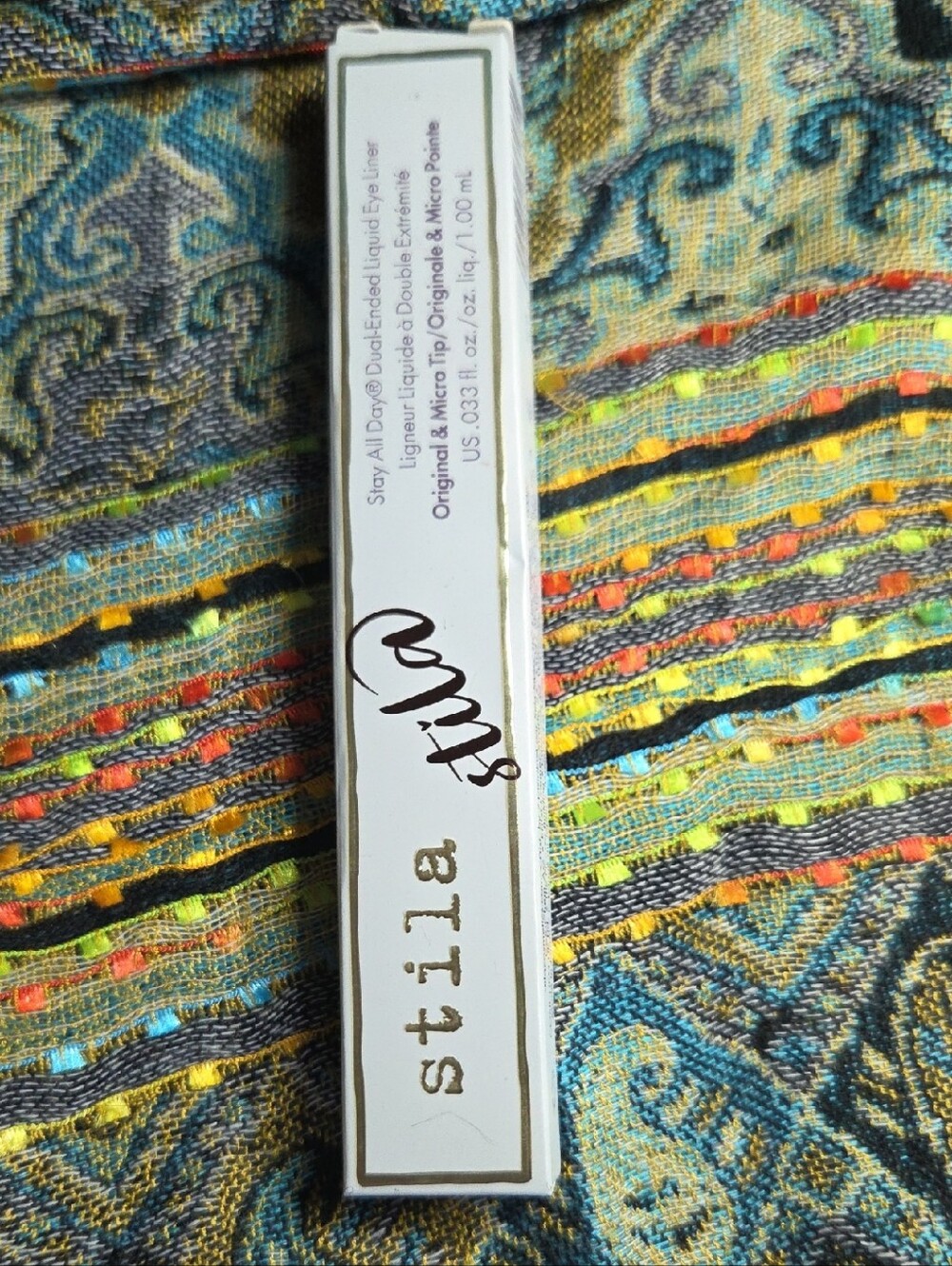 Stila Dual-Ended Liquid Eye Liner in Sangria And Intense Black